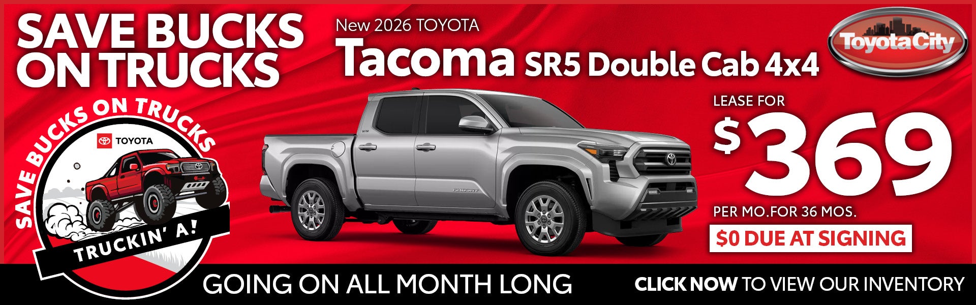 New 2026 Toyota Tacoma SR5 Double Cab 4x4