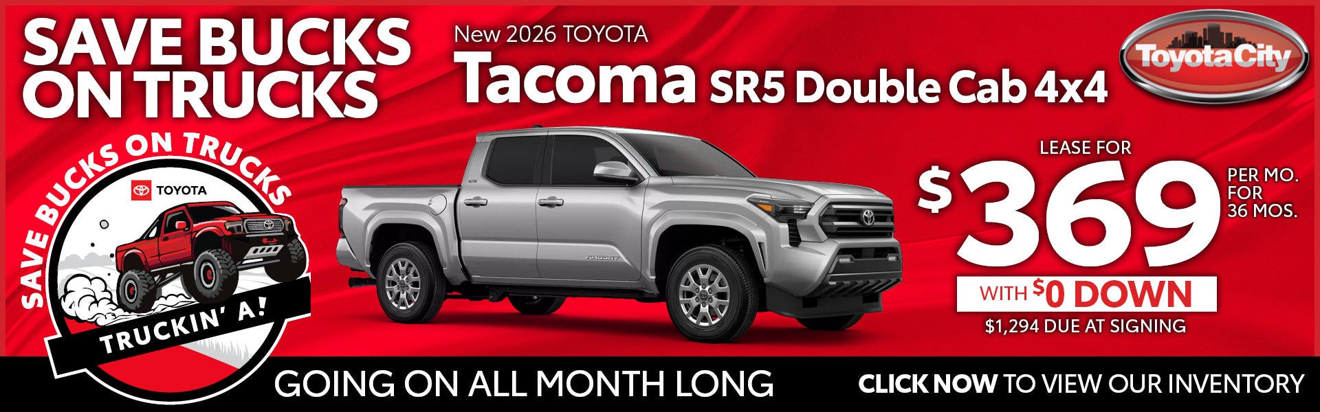 New 2026 Toyota Tacoma SR5 Double Cab 4x4