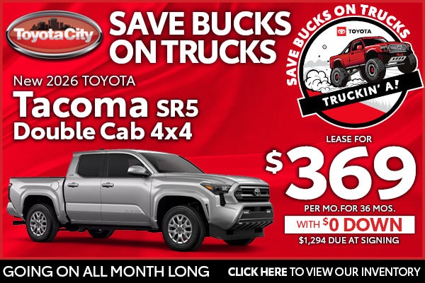 New 2026 Toyota Tacoma SR5 Double Cab 4x4